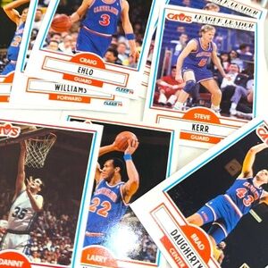 NBA 1990 Fleer Vintage Cleveland Cavaliers basketball sports cards mystery pack